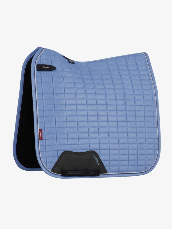 LeMieux Suede Dressage Square in Powder Blue - view 2