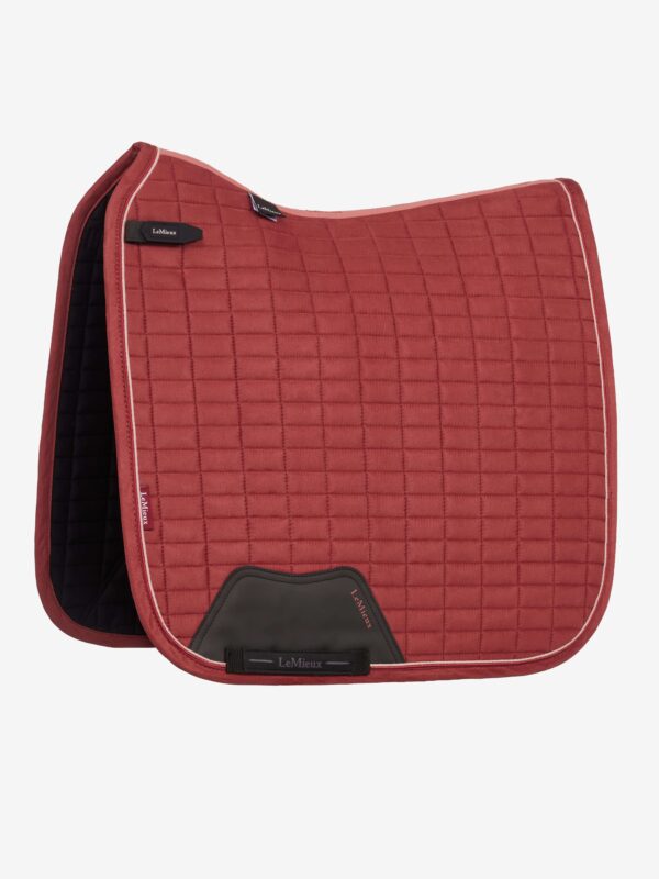 LeMieux Suede Dressage Square in Russet - view 1