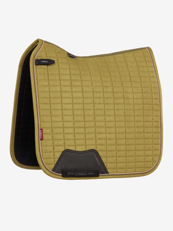 LeMieux Suede Dressage Square in Gooseberry - view 1