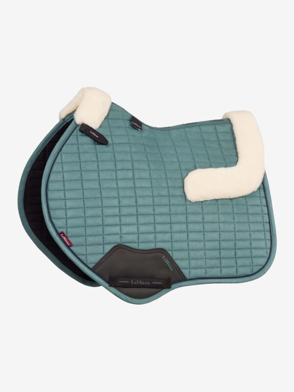 LeMieux Merino+ Suede Classic Close Contact Square in Aloe