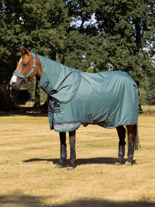 LeMieux Arika Ripstop 200g Turnout Rug in Aloe - view 2