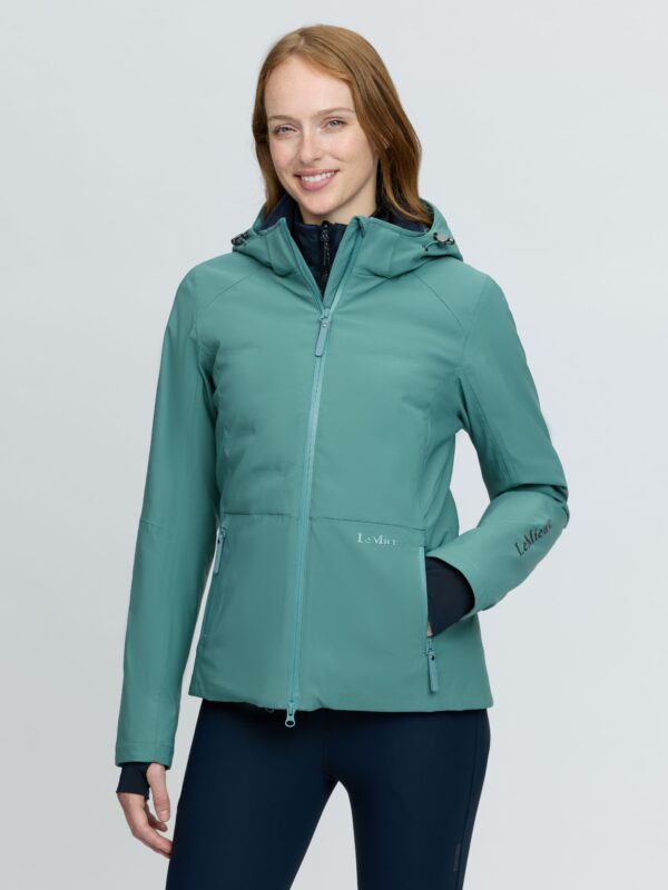 LeMieux Brooke 3 in 1 Waterproof Hybrid Jacket in Aloe - view 1