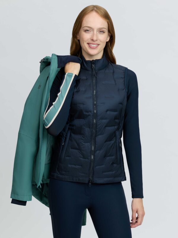 LeMieux Brooke 3 in 1 Waterproof Hybrid Jacket in Aloe - view 5