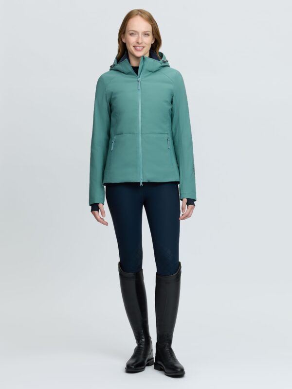 LeMieux Brooke 3 in 1 Waterproof Hybrid Jacket in Aloe - view 7