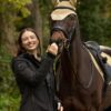 LeMieux Brooke 3 in 1 Waterproof Hybrid Jacket in Black - view 2
