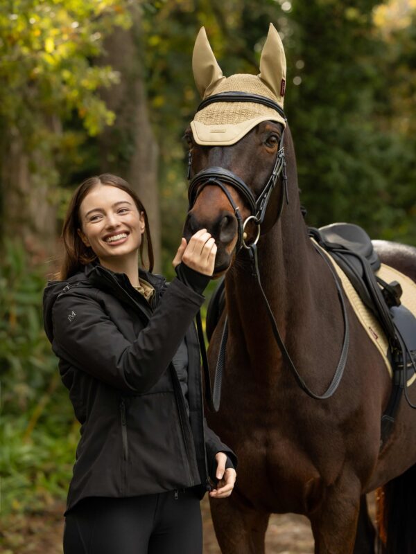 LeMieux Brooke 3 in 1 Waterproof Hybrid Jacket in Black - view 2