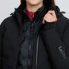 LeMieux Brooke 3 in 1 Waterproof Hybrid Jacket in Black - view 4
