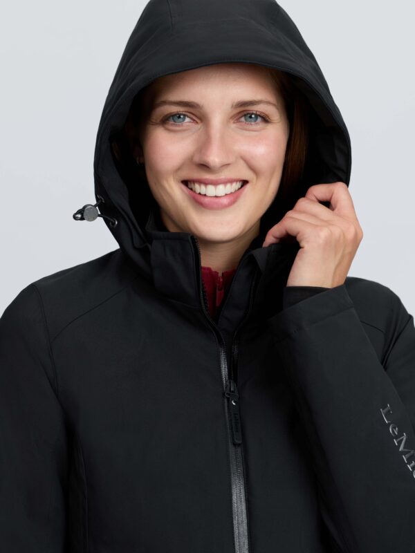 LeMieux Brooke 3 in 1 Waterproof Hybrid Jacket in Black - view 5