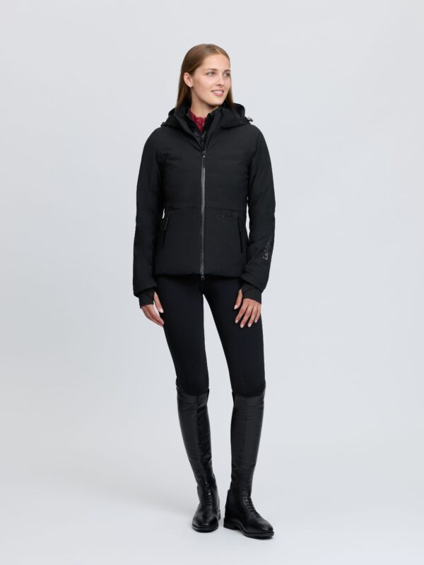 LeMieux Brooke 3 in 1 Waterproof Hybrid Jacket in Black - view 7