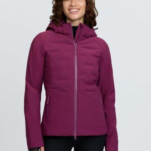 LeMieux Brooke 3 in 1 Waterproof Hybrid Jacket in Blackberry – view 1