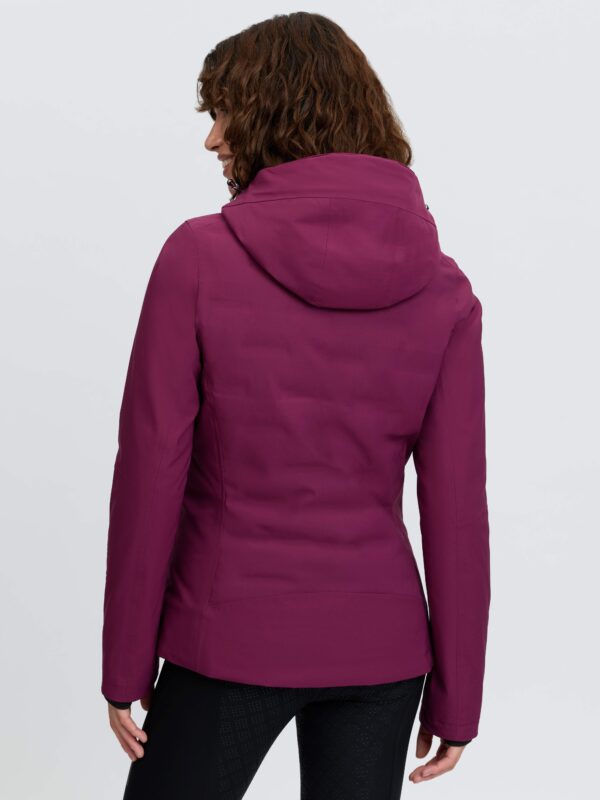 LeMieux Brooke 3 in 1 Waterproof Hybrid Jacket in Blackberry – view 2