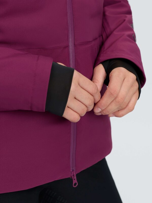 LeMieux Brooke 3 in 1 Waterproof Hybrid Jacket in Blackberry – view 6
