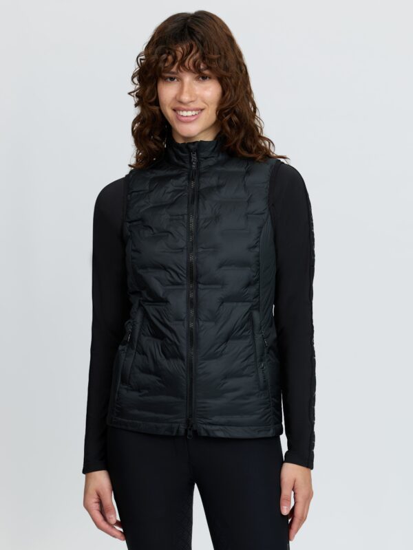 LeMieux Brooke 3 in 1 Waterproof Hybrid Jacket in Blackberry – view 4