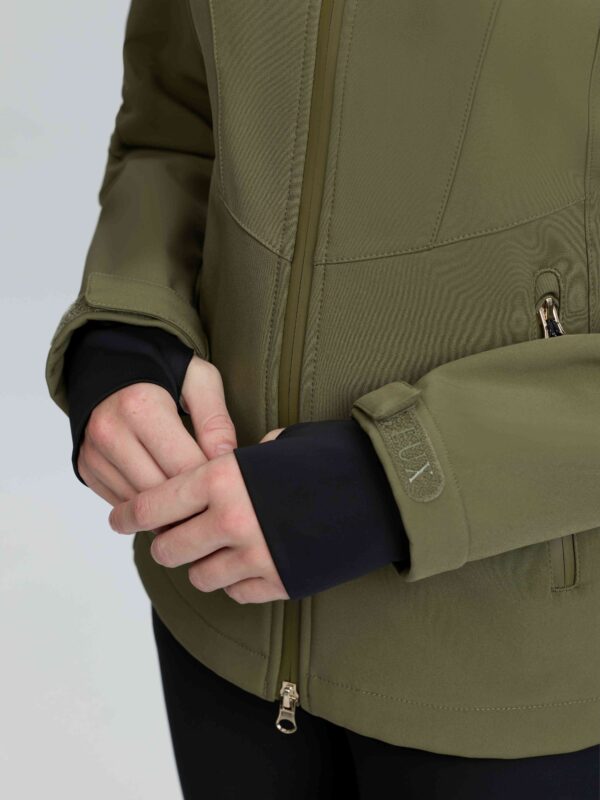LeMieux Celine Soft Shell Jacket in Willow Green - view 4