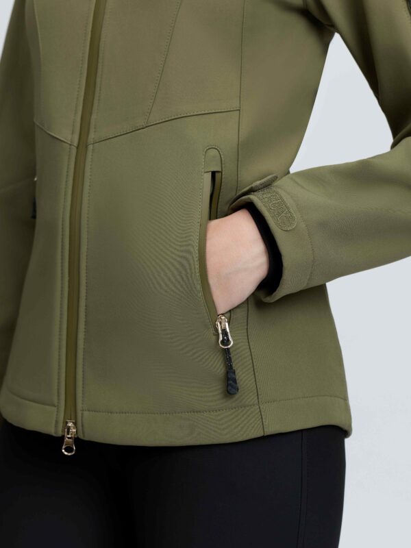 LeMieux Celine Soft Shell Jacket in Willow Green - view 6