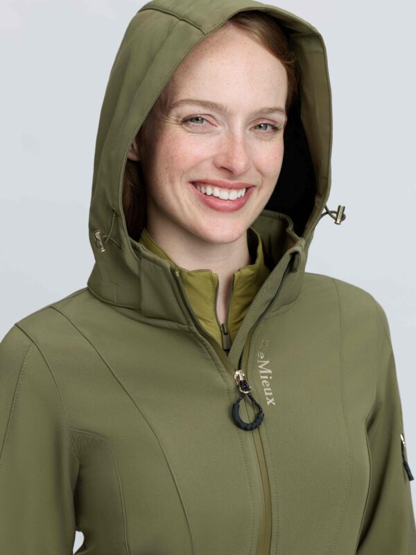 LeMieux Celine Soft Shell Jacket in Willow Green - view 2
