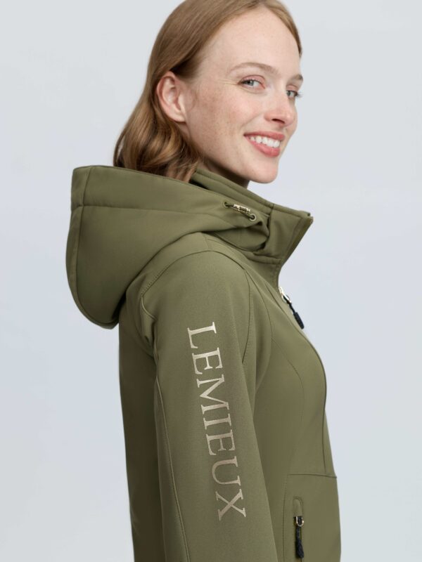 LeMieux Celine Soft Shell Jacket in Willow Green - view 5