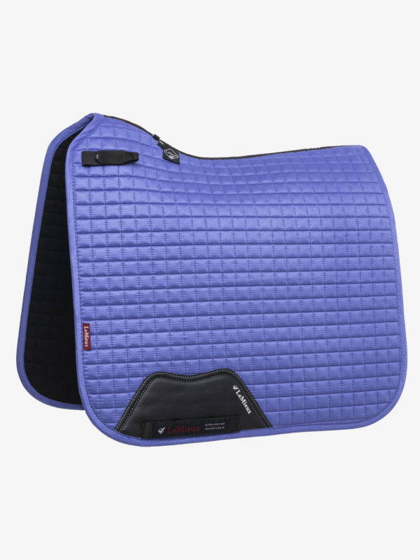 LeMieux Suede Dressage Square in Bluebell - view 2