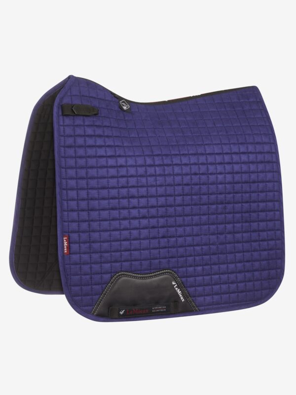LeMieux Suede Dressage Square in Ink Blue - view 2