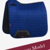 LeMieux Suede Dressage Square in Benetton Blue - view 2