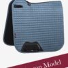 LeMieux Suede Dressage Square in Ice Blue - view 2