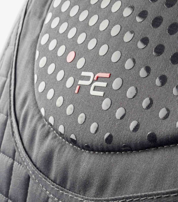 Premier Equine Close Contact Tech Grip Pro Anti-Slip GP/Jump Saddle Pad in Grey – view 2