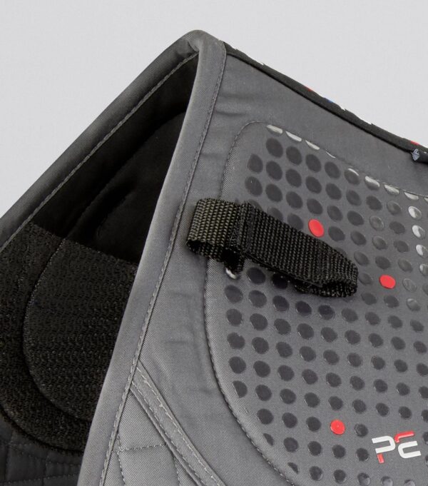 Premier Equine Close Contact Tech Grip Pro Anti-Slip GP/Jump Saddle Pad in Grey – view 3