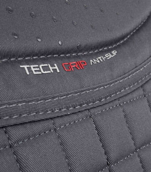 Premier Equine Close Contact Tech Grip Pro Anti-Slip GP/Jump Saddle Pad in Grey – view 5
