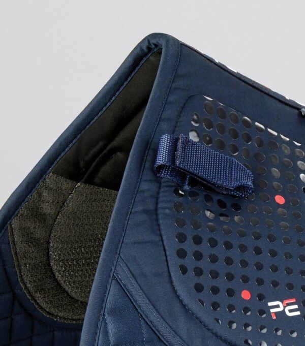 Premier Equine Close Contact Tech Grip Pro Anti-Slip GP/Jump Saddle Pad in Navy – view 3