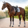 LeMieux Suede Dressage Square in Grey - view 4