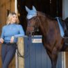 LeMieux Suede Dressage Square in Ice Blue - view 1