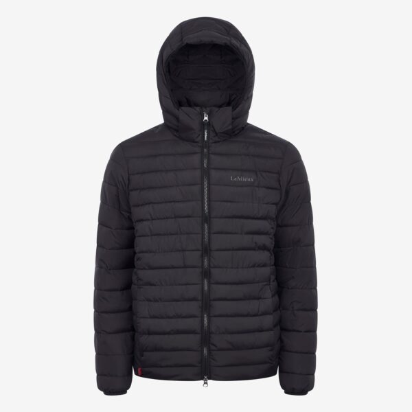 LeMieux Mens Hooded Puffer Jacket in Black - view 1
