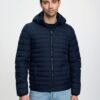 LeMieux Mens Hooded Puffer Jacket in Navy - view 1