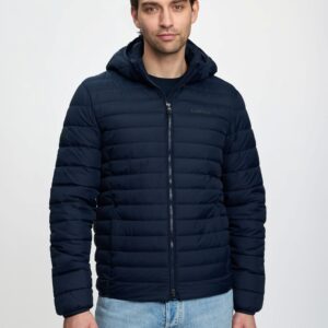 LeMieux Mens Hooded Puffer Jacket in Navy - view 1