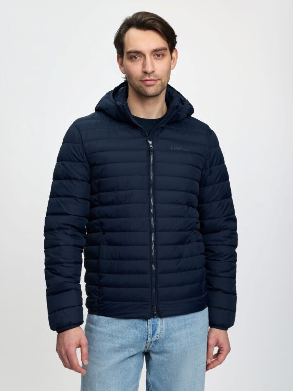 LeMieux Mens Hooded Puffer Jacket in Navy - view 1