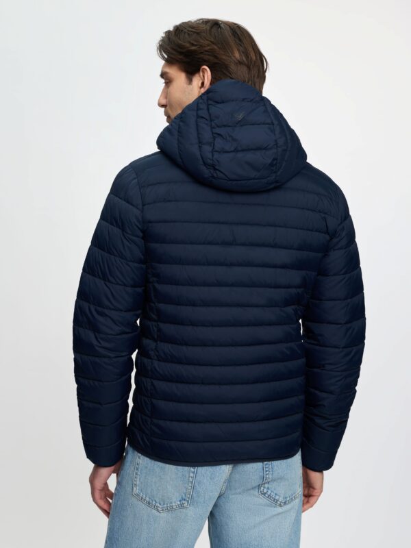LeMieux Mens Hooded Puffer Jacket in Navy - view 2