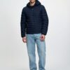 LeMieux Mens Hooded Puffer Jacket in Navy - view 5