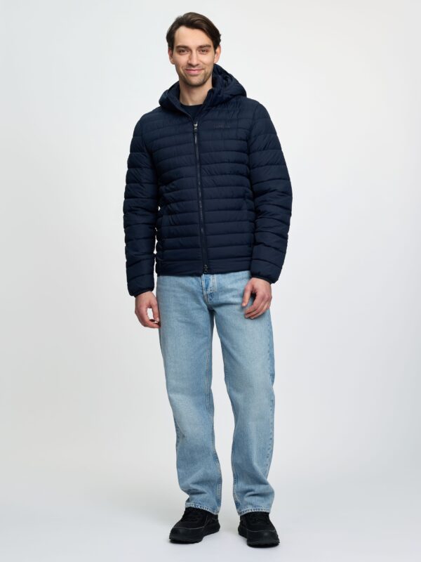 LeMieux Mens Hooded Puffer Jacket in Navy - view 5